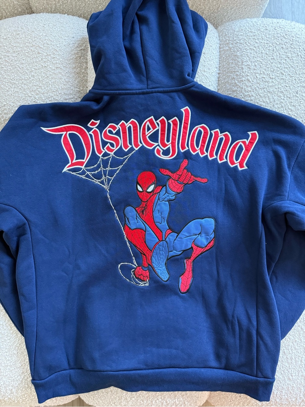 2026 Disneyland Resort Spider-Man Zip Hoodie - Adult L
